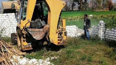 إزالة 968 حالة تعدي علي أملاك الري والمجاري المائية في سوهاج