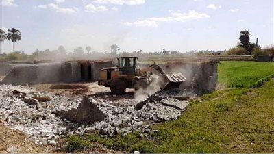 إزالة 82 حالة تعدي خلال 7 أيام  فى سوهاج