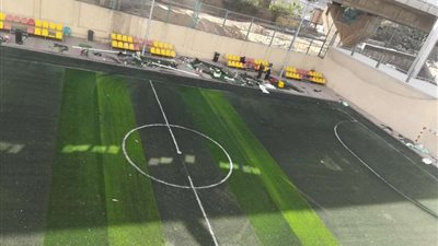 الانتهاء من تجديد ملاعب تجارة عين شمس