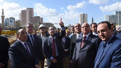 تفاصيل الجولة التفقدية لرئيس الوزراء لمتابعة أعمال تطوير ميدان التحرير(صور)