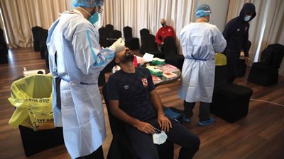 مسحه طبيه للأهلي قبل مواجهة سموحه في كأس الرابطة المصرية