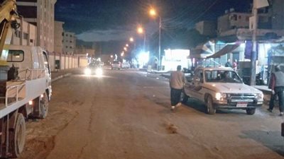 المعداوي: إنارة الشوارع الجانبية وصيانة 700 كشاف للأهالي بنطاق مطروح