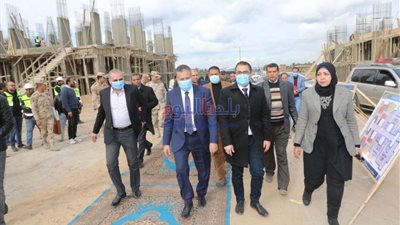 محافظ المنوفية يتابع أعمال التطوير والرصف فى هذه المناطق