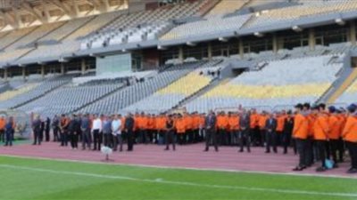 رجال الأمن استعداد لتأمين مباراة الزمالك وطلائع الجيش