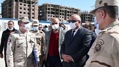 الداودي يتفقد المجمع العمراني الجديد علي غرار حي الأسمرات بمدينة قنا