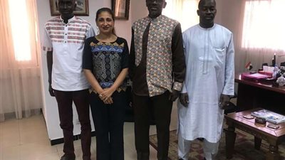 سفيرنا في داكار يستقبل مسئولي وزارة الثقافة السنغالية في إطار استعدادات معرض القاهرة للكتاب