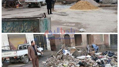 رفع ٨٧٨ طن قمامة ضمن حملة النظافة المكبرة بحوش عيسى