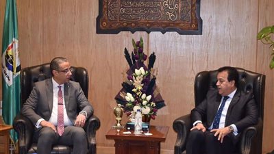 وزير التعليم العالي يفتتح المستشفى الجامعي الجديد بالفيوم