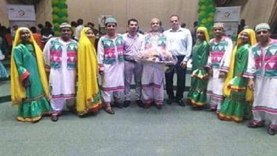 السفارة المصرية في توجو تستقبل فرقة أسوان للفنون الشعبية (صور)