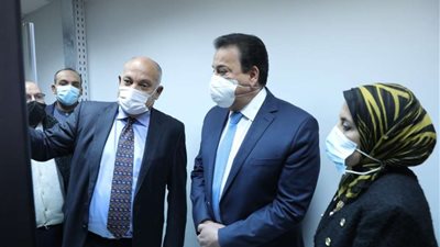 «وزير التعليم العالي» يتفقد أعمال التجديدات بمعهد تيودور بلهارس | صور