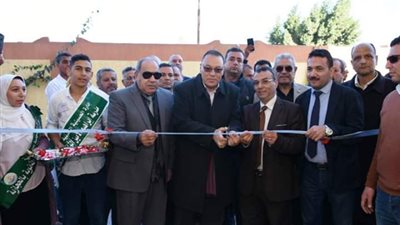 محافظ الشرقية يفتتح مدرسة إبراهيم الأمين الثانوية المشتركة بالحجازية