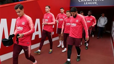 ميسي وسواريز يغيبان عن مران برشلونة الأخير في 2019