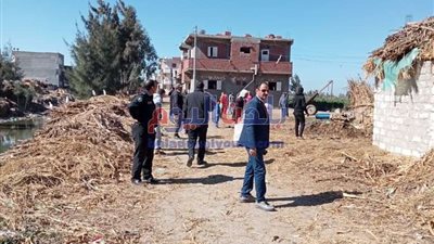 إزالة ٢٣ تعدي علي الاراضي الزراعية بمركز بحوش عيسى في البحيرة