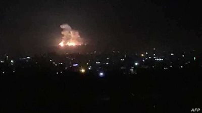 إسرائيل تهاجم أهداف عسكرية في سوريا