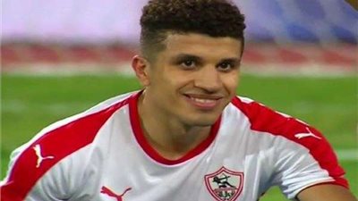 راحة لمحمد عبدالغني من مران الزمالك اليوم