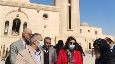 نائبي السياحة والمحافظة يتابعان تطوير دير درنكة ودير المحرق