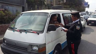 تحرير4499 مخالفة مرورية بالمنيا