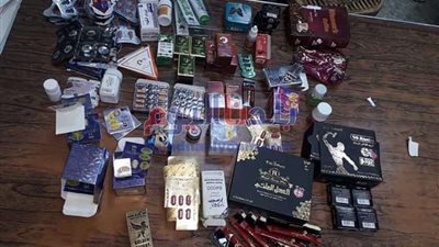 بالصور.. ضبط أدوية مهربة ومنتهية الصلاحية في حملة ببني سويف
