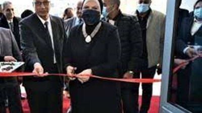 وزيرة التجارة والصناعة تفتتح المبنى الجديد لمعامل فحص الرقابة على الصادرات بالإسكندرية