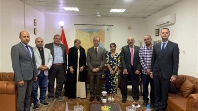 السفارة المصرية في جوبا تستقبل قافلة طبية مصرية