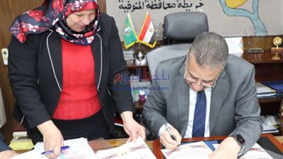 محافظ المنوفية يعتمد نتيجة الشهادة الإعدادية دور يناير 2022 بنسبة نجاح  77.04 %