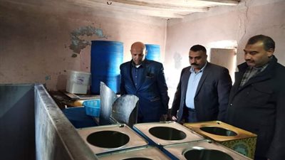 غلق مصنعين أغذية مخالف للاشتراطات الصحية بصان الحجر