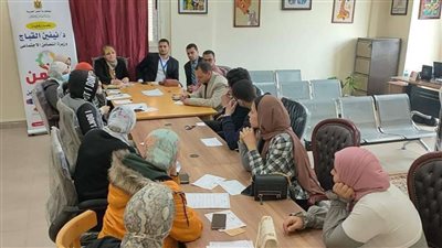 حضانات الفائقين تعقد اجتماعها الشهري بطفولة المنوفية