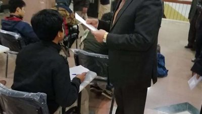 رئيس جامعة الأزهر يتفقد لجان امتحانات كليات قطاع الدراسة