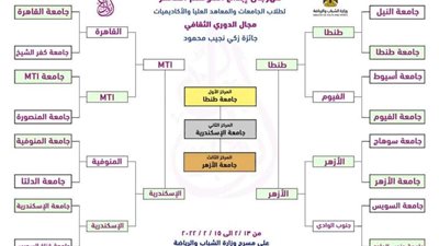 الشباب والرياضة تعلن نتيجة الدوري الثقافي للجامعات.. تفاصيل
