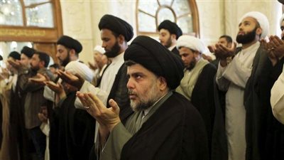 مقتدى الصدر ينعي عائلة قائد فيلق القدس 