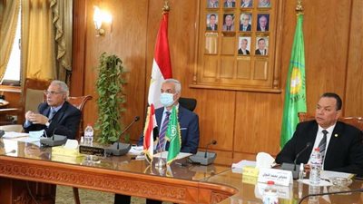 برئاسة مبارك... لجنة عليا تجرى مقابلة للمرشحين لمنصب عميد حاسبات ومعلومات المنوفية