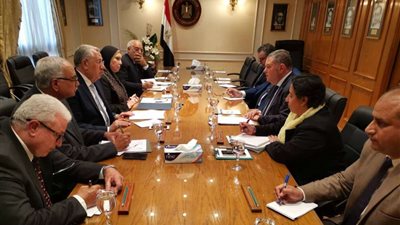 وزراء قطاع الأعمال والصناعة والزراعة يبحثون استكمال تنفيذ استراتيجية النهوض بالقطن المصري