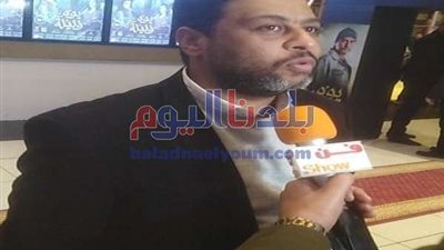 صور.. محمد جمعة أول الحاضرين في افتتاح فيلم 