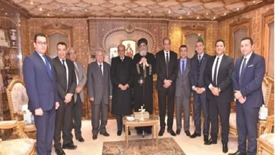 البابا تواضروس يستقبل وفدا من قيادات وأعضاء نادي القضاة ومجلس الدولة