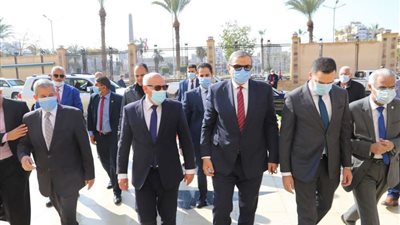 الغضبان يستقبل وزير القوى العاملة في بورسعيد