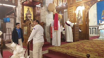 بدء قداس عيد الميلاد المجيد بكنائس الدقهلية