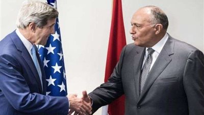 شكري وجون كيري يدشنان مجموعة العمل المصرية الأمريكية بشأن المناخ