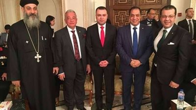 النائب حسنى حافظ يقدم التهاني لكنائس الإسكندرية بمناسبة عيد الميلاد المجيد