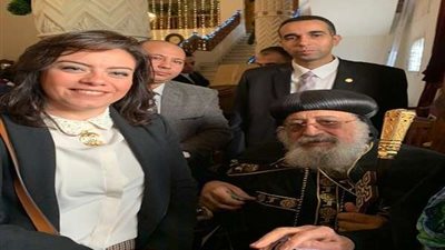سيلفيا نبيل تهنئ الشعب المصري البابا تواضروس بعيد الميلاد المجيد