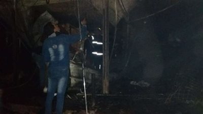 المعاينة الأولية لحريق محال بيجام: 