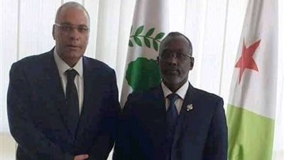 السفير المصري في جيبوتي يلتقي وزير البنية التحتية والتجهيزات