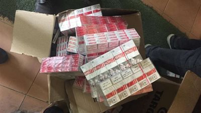 ضبط كمية كبيرة من السجائر المستورة مجهولة المصدر في الإسكندرية