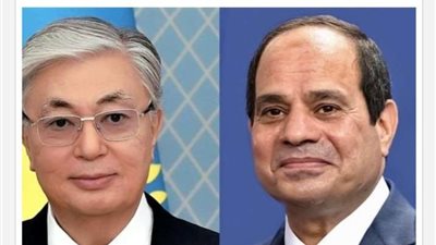 عاجل السيسي يبحث مع رئيس كازاخستان التعاون الثنائي