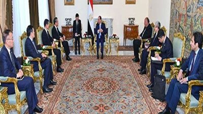 وزير خارجية الصين يؤكد للسيسي سعي بلاده للارتقاء بشراكتها مع مصر