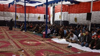 بالصور.. وقف انتخابات نقابة المهندسين بأسيوط لأداء صلاة الجمعة