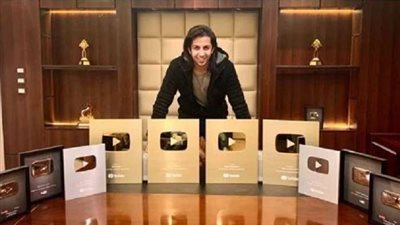 هشام جمال يحتفل بـ2.5 مليار مشاهدة لشركته عبر 