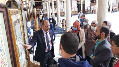 متقى الأزهر للخط العربي ينظم ورشاً مفتوحة حول فنون الخط والزخرفة الإسلامية (صور)