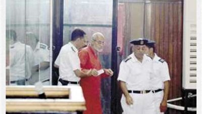 اليوم .. نظر محاكمة قيادات مكتب الإرشاد في أحداث المنصة