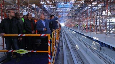 وزير النقل يتابع معدلات تنفيذ المرحلة الرابعة للخط الثالث للمترو