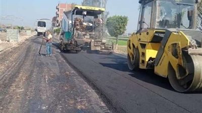 محافظ المنوفية: متابعات دورية لأعمال التطوير والرصف بنطاق المحافظة